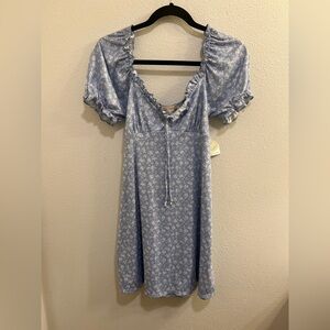NWT Altar’d State Blue Floral Mini Dress